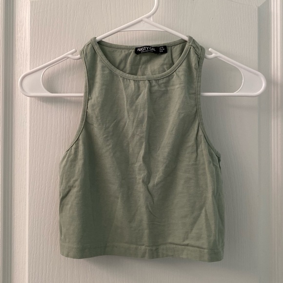 Sea Green Crop Top - Picture 1 of 2